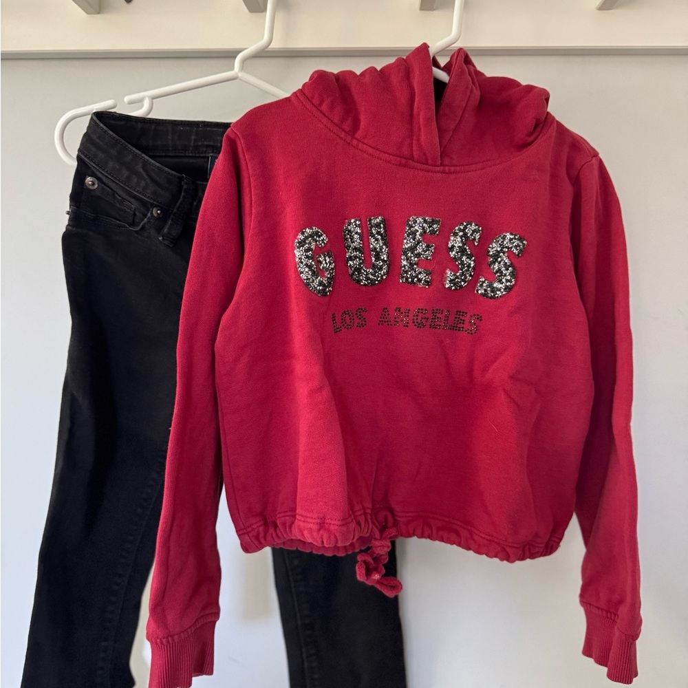Guess Red Hoodie